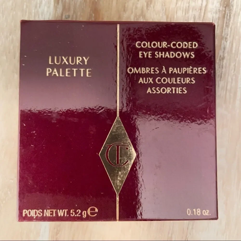 New in Box read, Charlotte Tilbury luxury palette The rock chick